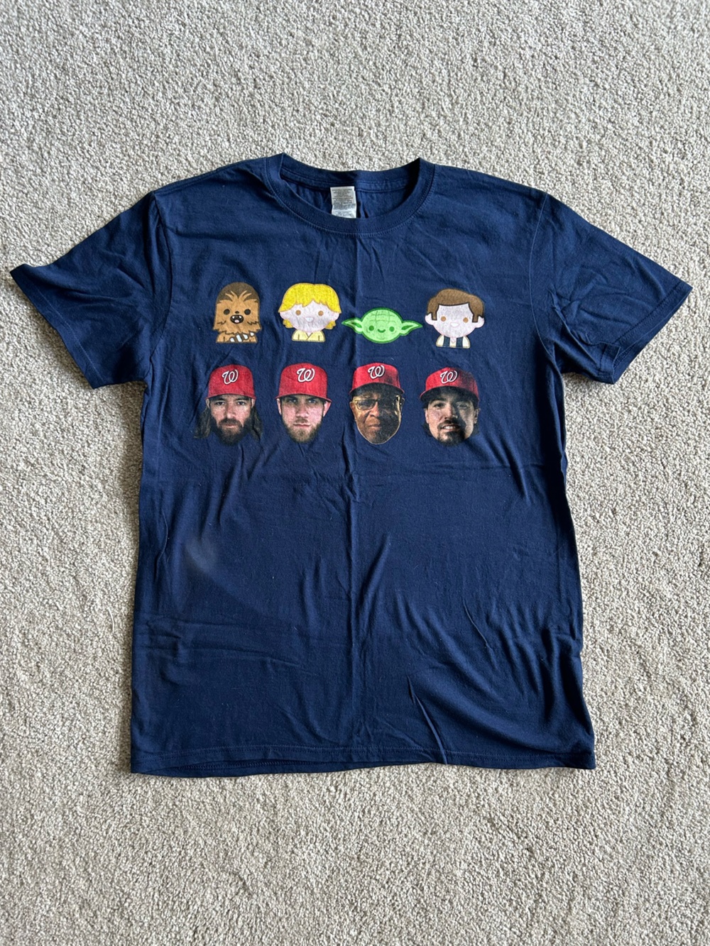 Washington Nationals Vintage Star Wars Day Tshirt